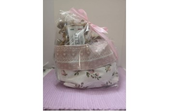 Natale - Cestino Rose Portapane 